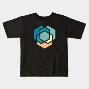 Colorful Hexagons Kids T-Shirt